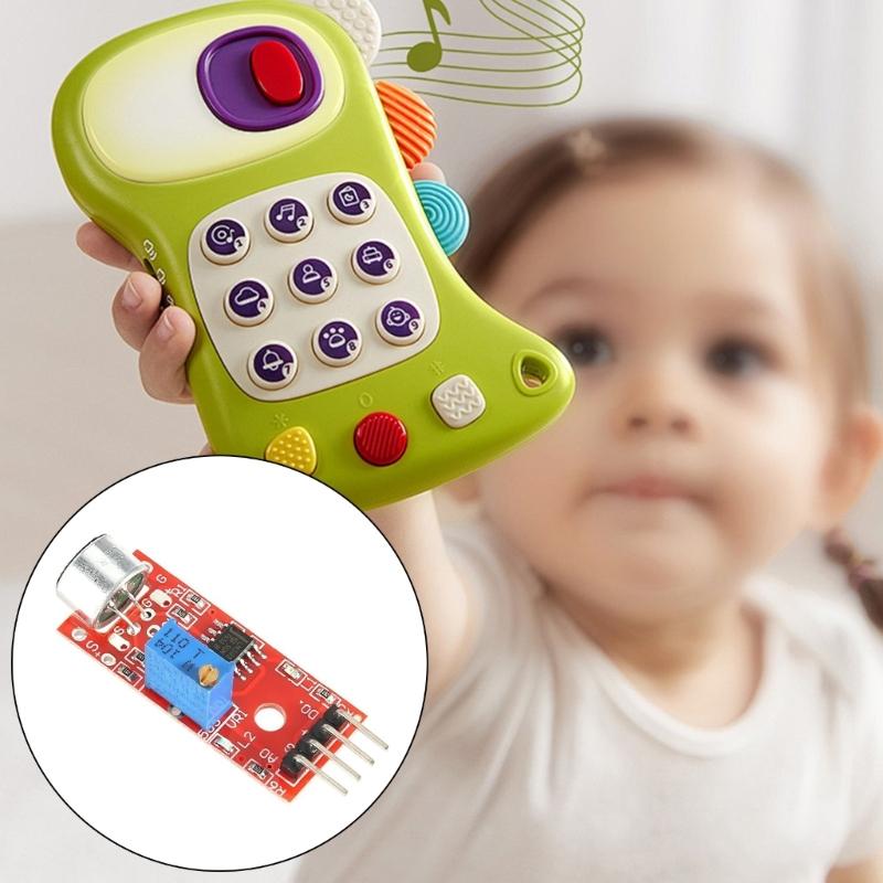 Compactly Sound Sensors Module DC4-6V Sound Detection Module with Analog and Digital Outputs for Easy Integration