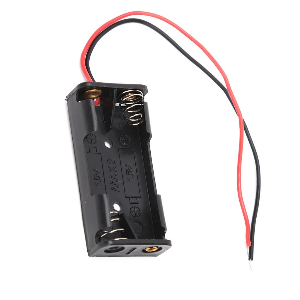 10pcs 2x 3x AAA Battery Holder Battery Power Case Plastic Box with Wire 2x AAA