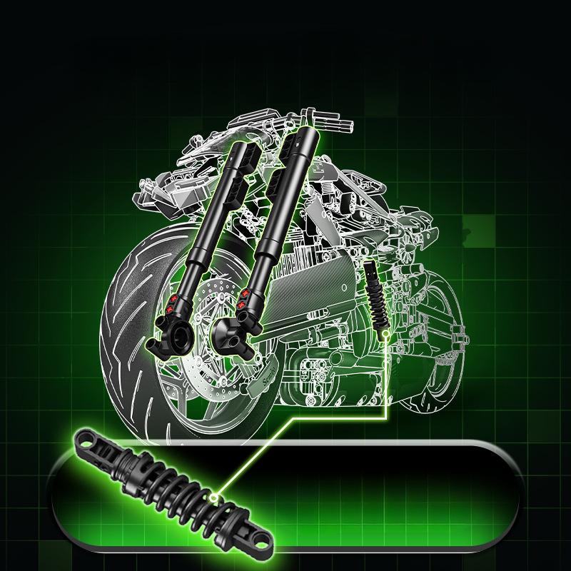 Compatible with Boys’ Educational Assembled Motorcycle Toy Model