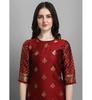 Women's Designer Party Wear Top Tunic Cotton Silk Kurti Pant Dupatta Set Salwar Kameez