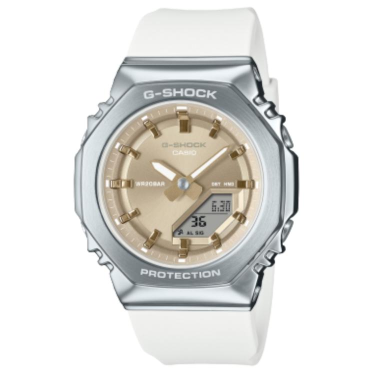 CASIO G Shock GM S2110 7A9 GM-S2110-7A9 Yellow Watch Dial