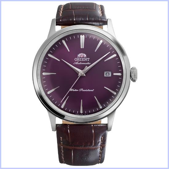 ORIENT Автоматические Orient Bambino Механические с внутренним фиолетовым градиентом [ORIENT] Часы, Автоматические, Гарантия производителя, RN-AC0032V, Мужские,