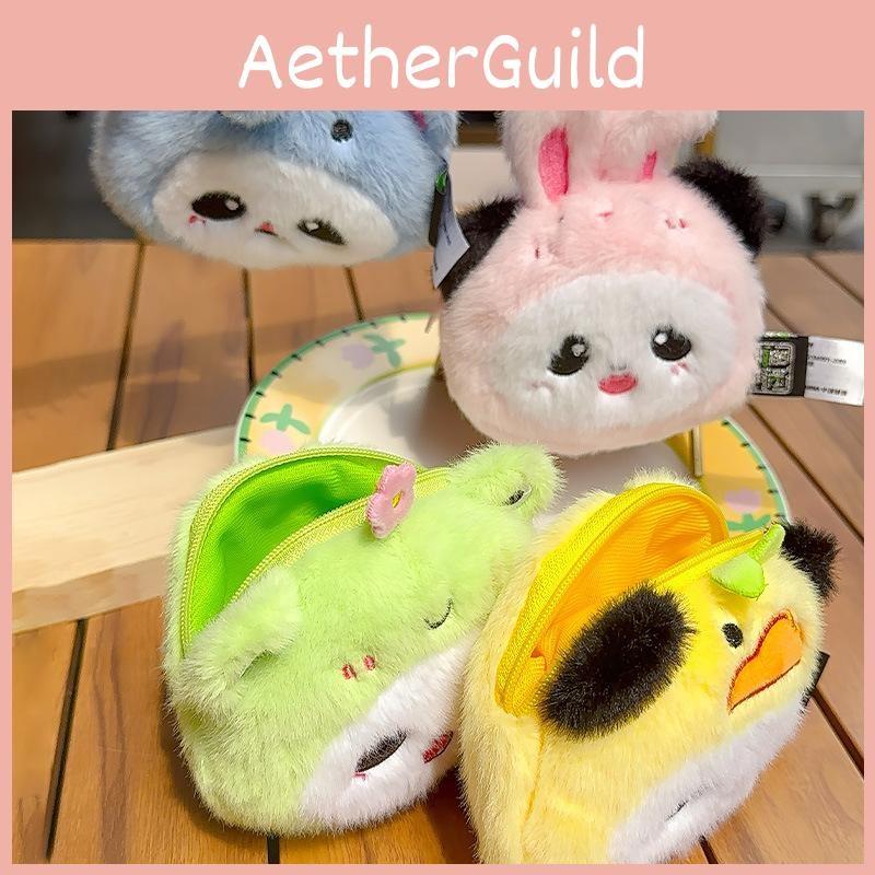 Panda Frog With Rabbit Duck Elephant Hat Plush Keychain Animal Pendant Gift