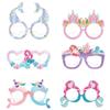 Mermaid Ocean Paper Glasses - Kids' Summer Party Photo Props & Decorative Masks