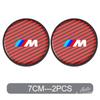 Car Water Coaster Cup Carbon Fiber PVC Coaster Mat  Non-slip Accessory For BMW E93 F10 F20 F30 F40 F15 F25 F26 F31 F49 F86 M3 M5