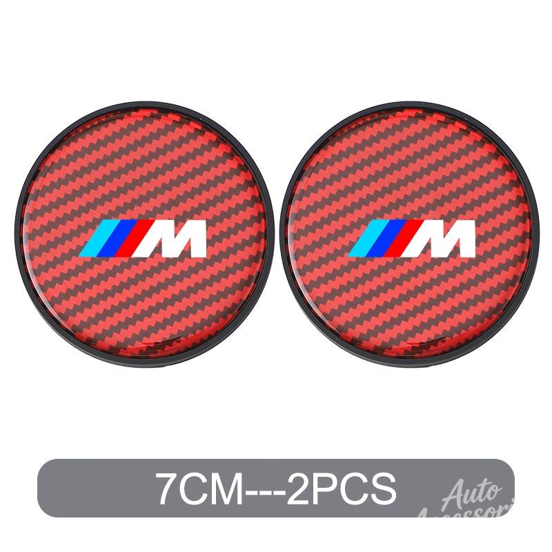 Car Water Coaster Cup Carbon Fiber PVC Coaster Mat Non-slip Accessory For BMW E93 F10 F20 F30 F40 F15 F25 F26 F31 F49 F86 M3 M5