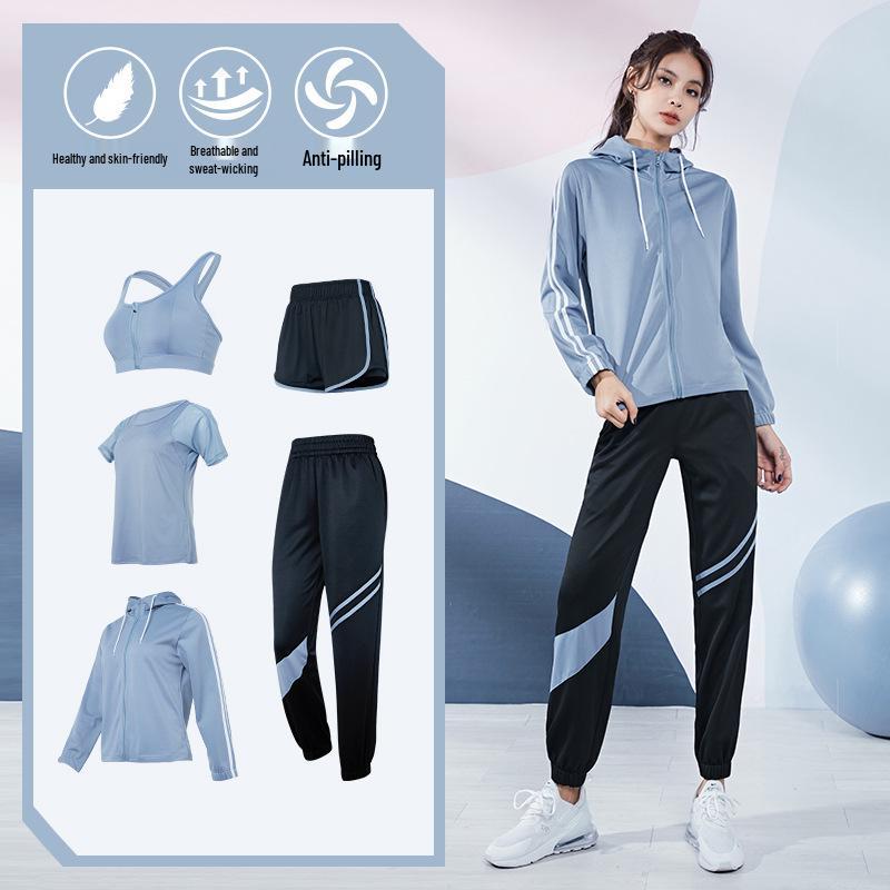 Plus Size Loose-Fit Yoga Set - Breathable, Quick-Dry Sportswear for Running and Fitness