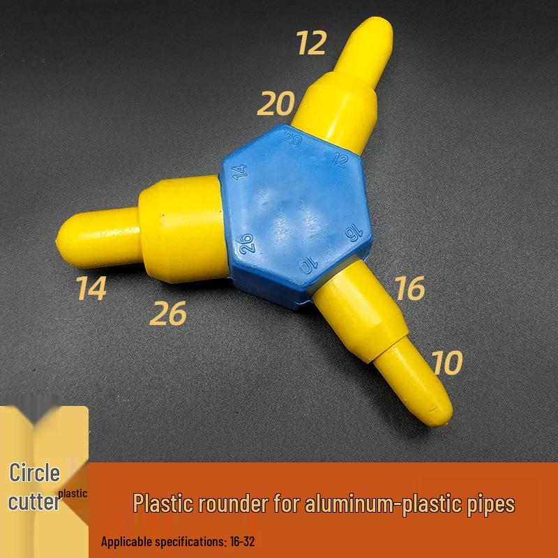 Aluminum-Plastic Pipe Chamfering Tool with Anti-Flattening Spring for PVC/PPR