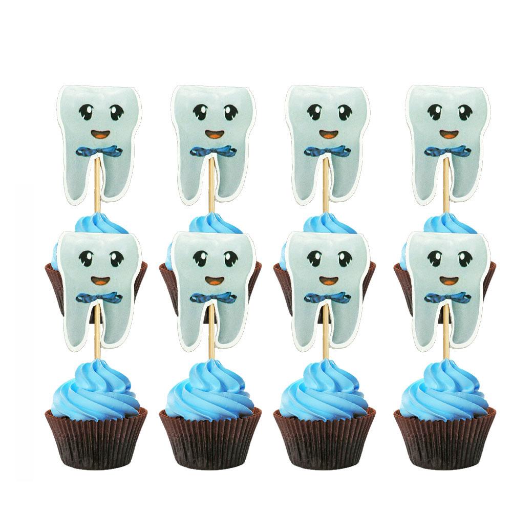 

Blue Teeth Birthday Party Supplies Disposable Tableware Paper Plates Paper Cups Paper Towels Girls Birthday Party Decorations Styling