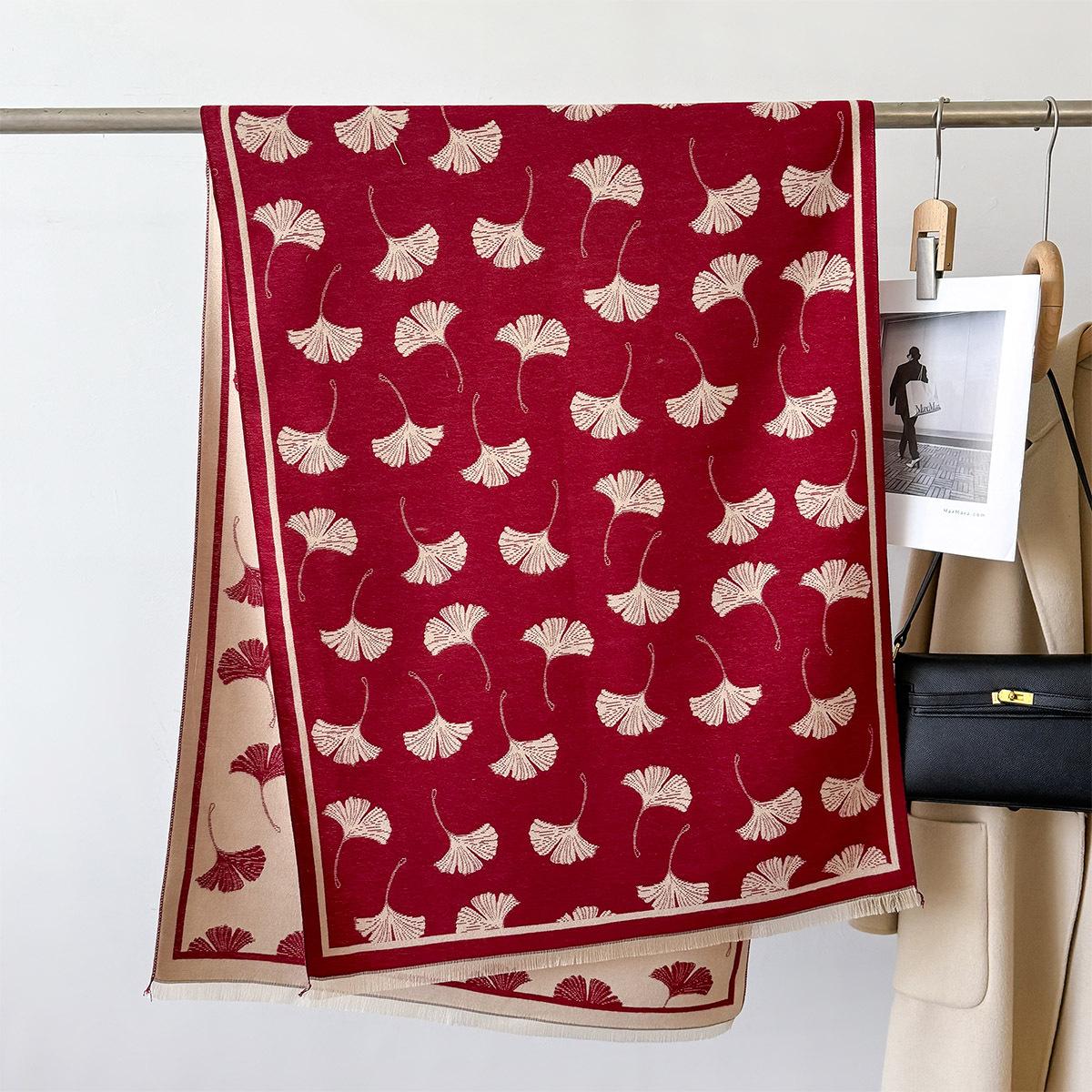 

Winter Warm Scarves Women Wraps Fashion Shawls Pashmina Scarfs For Ladies Soft Thick Cashmere Scarf Large hijab Whit Tassel 185x65cm