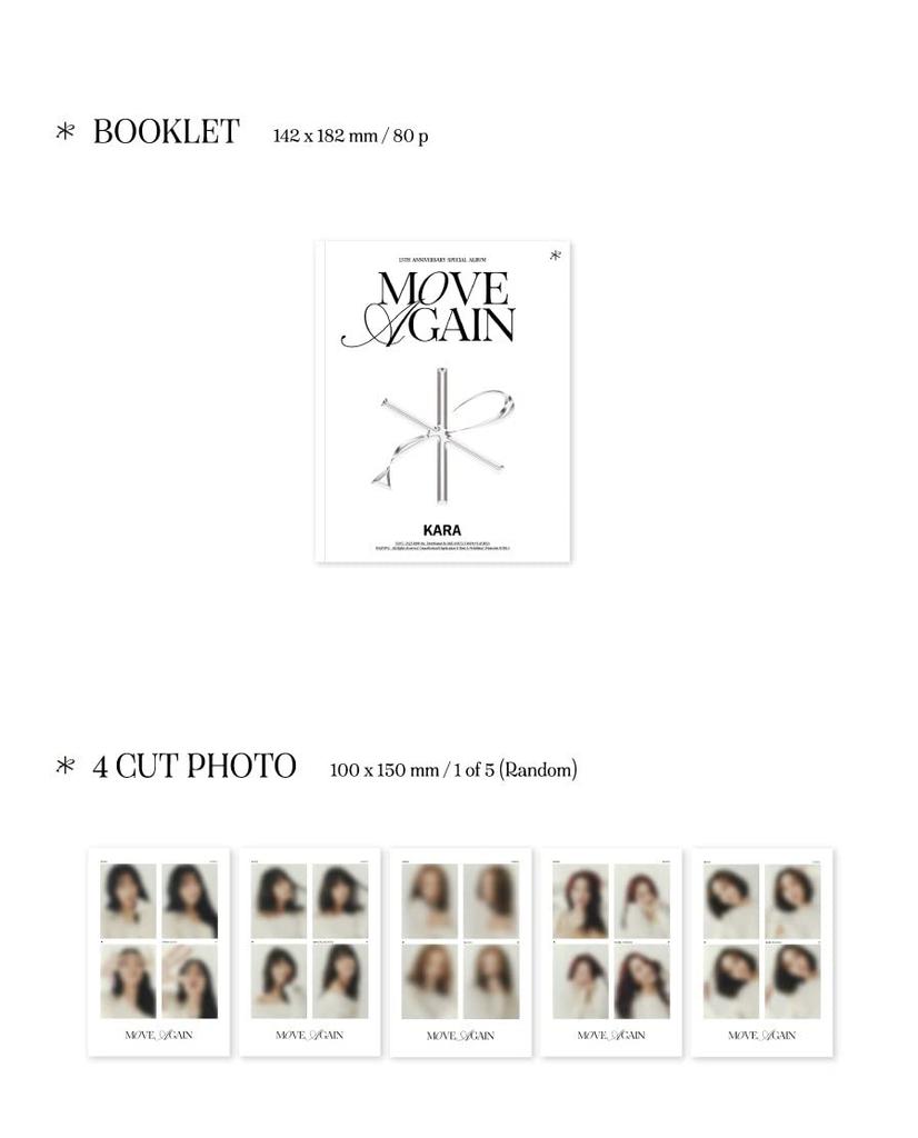 KARA 15th Anniversary Special Album "MOVE AGAIN" (Korean Edition)