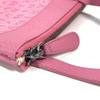 BVLGARI Logo mania Crossbody bag Pochette Shoulder Bag Canvas/Leather pink