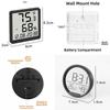 New Magnetic Digital Clock LED Temperature Display Kitchen Alarm Timer Black White Multi-Functional Home Hygrometer Home Use
