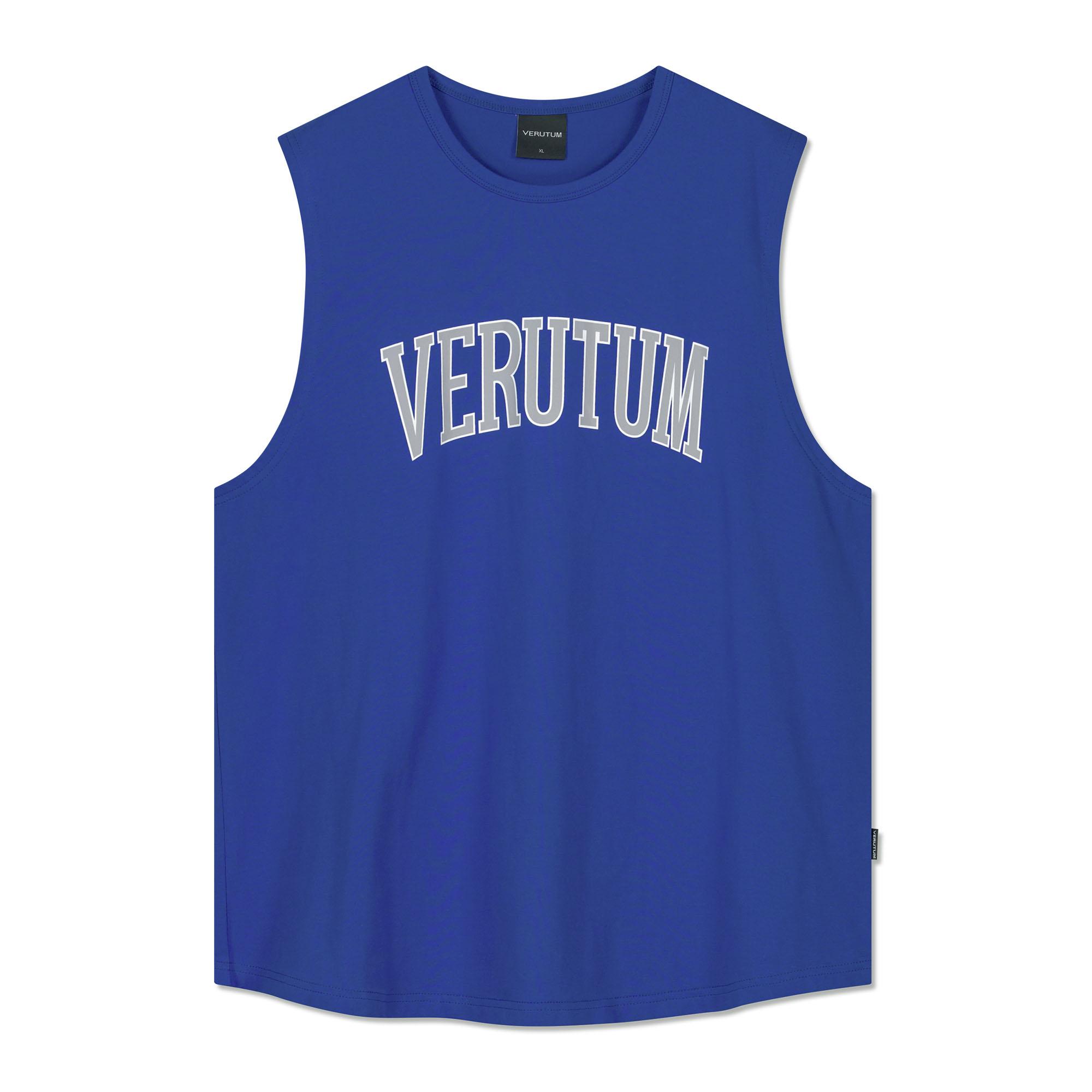 Verutum Big Arch Logo Sleeveless Blue L