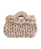 Acho Knitted Butter Mini Tote Bag_Beige