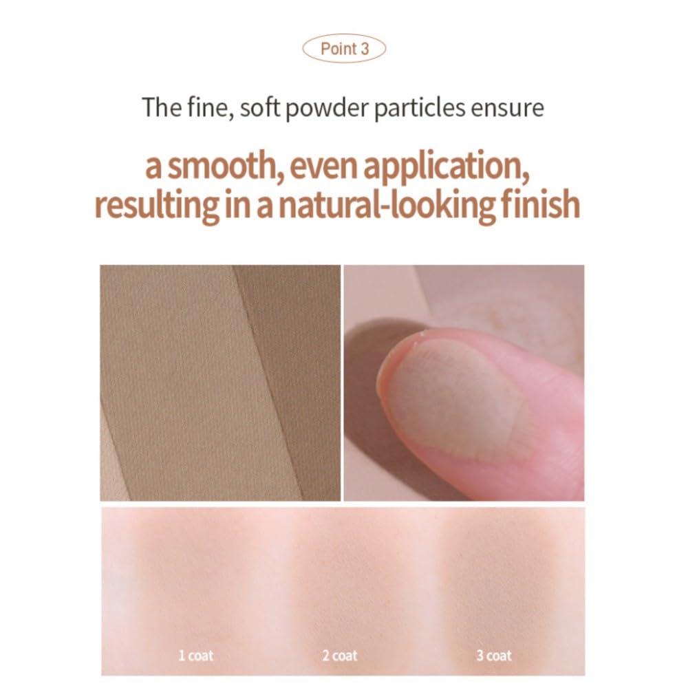 MACQUEEN NEWYORK Fake Up Contour Natural Nose Face Suitable for Warm and Cool Korean Cosmetics Cool 3-Color Shading, 9g, Shading, Finish, Shadow,