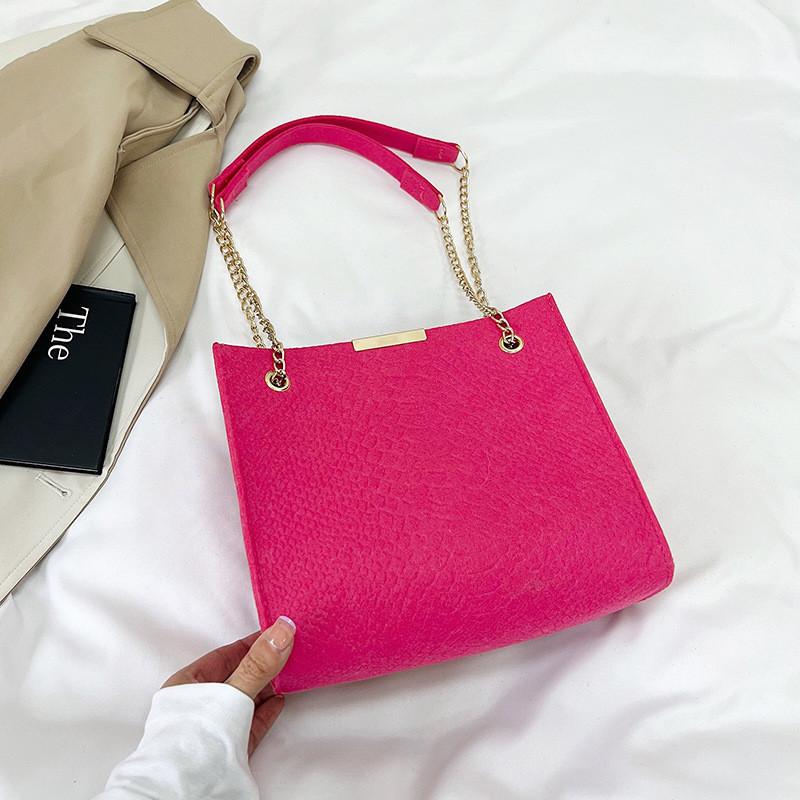 Trendy Retro Fashion Simple Chain Crossbody Bag Casual Shoulder Bag For Daily Use