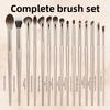 15-Piece Makeup Brush Set Loose Powder Brush Full Set Eyeshadow Brush Blush Beauty Tools Eyebrow Brush Blade Brush