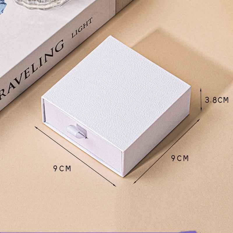 Jewelry Drawer Organizer Box Ring Earring Bracelet Necklace Pendant Portabl Storage Paper Case Jewellery Packaging Display