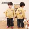 LUSON Little O's Dad Baby Boys' Padded Baseball Jacket