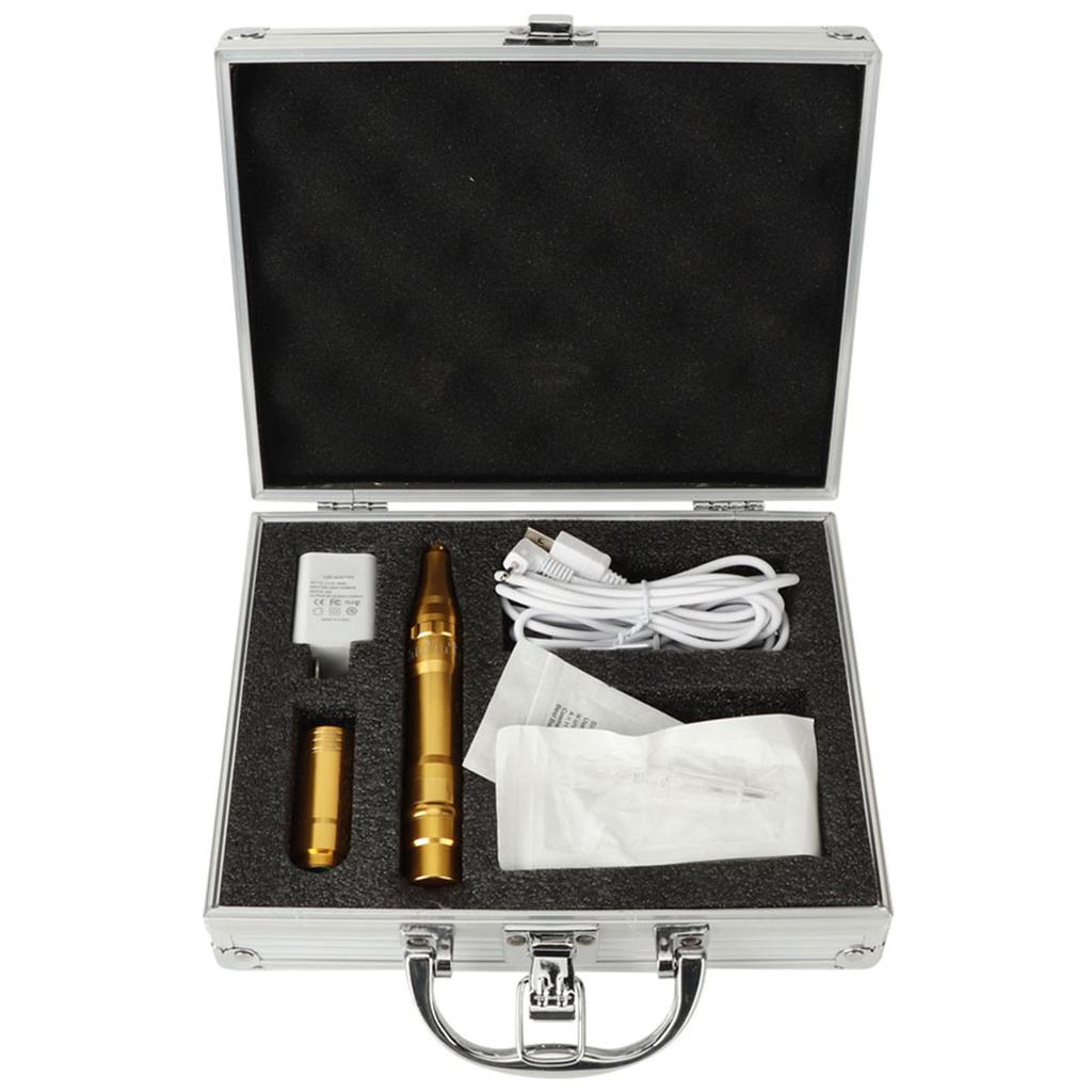 Semi Permanent Microblading Makeup Machine Eyebrow Lip Tattoo Pen 95- Gold