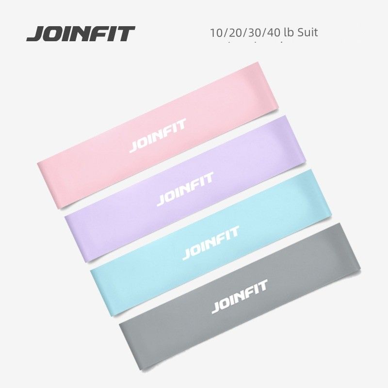 

Joinfit Natural Latex Anti-Drag Slim Leg Hip Exercise Band 4 Advanced Pack -10 lb -20 lb Purple -30 lb -40 lb