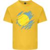 Torn Palau Flag Palauan Day Football Unisexs Light Cotton TShirt