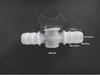 Plastic Quick-Connect Hose Ball Valve with Reducer and Flow Control