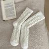 Solid Color Cotton Socks Winter Fleece Socks Sleep Socks Velvet Socks  Women