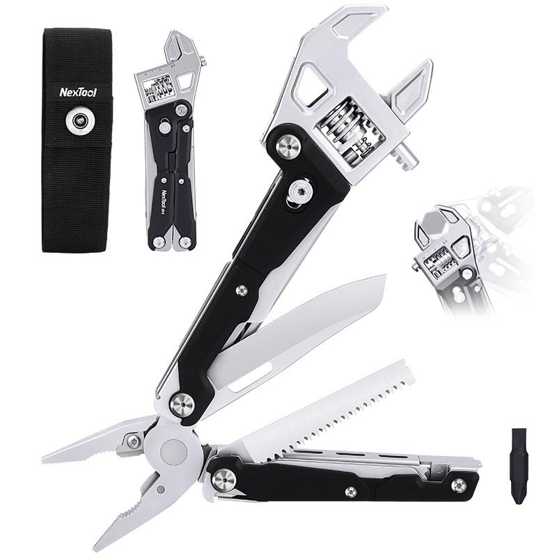 Outdoor Folding Portable Hand Tools Camping and Hiking Multifunctional Pliers Wrenches Ratchet Tools