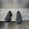 One-pedal Casual Men's Shoes, New Doudou Shoes, Thin Velvet Thick-soled Lazy Shoes, Fashionable and Loose Low-top Leather Surface Cr