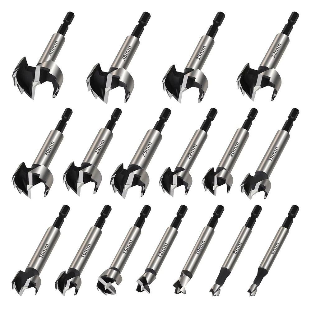 1Pcs High Carbon Steel Flat Wing Drill 1/4" 6.35mm Hex Shank Wood Hole Opener  for Wood Drilling