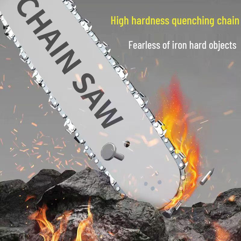 Tragbare elektrische Kettensäge: Wiederaufladbare, Hochkapazitäts-Lithiumbatterie-Handsäge für Bäume und Stämme