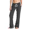 2025 Soft Cotton Linen Women's Solid Color Lace-up Wide-Leg Casual Pants