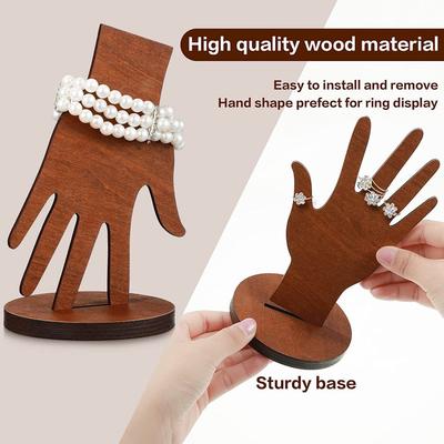 Home Desktop Fashion Decoration Palm Model Ornament, Creative Jewelry Storage Multi-functional Jewelry Rack