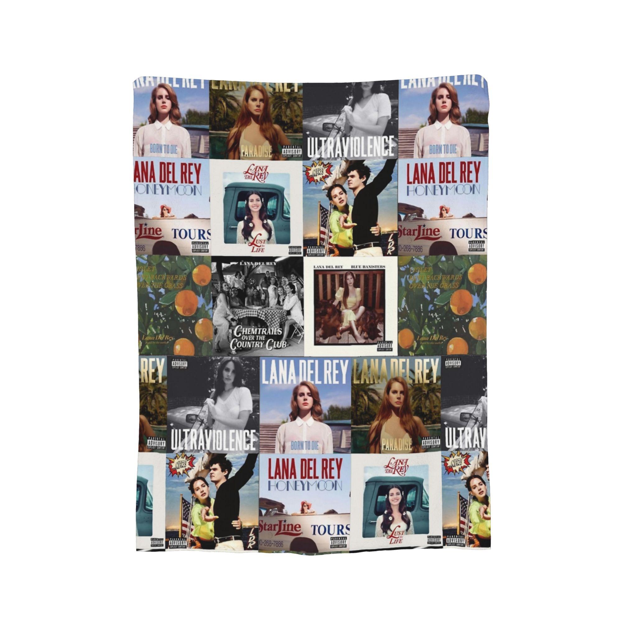 Lana Del Rey Blanket Coral Fleece Plush Spring/Autumn Portable Super Warm Throw Blanket for Bed Car Quilt 75cmx90cm