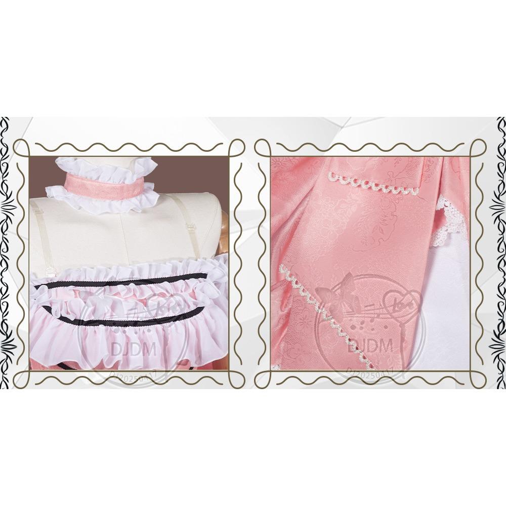 Kuroshitsuji Ciel Robin Cosplay Dress Set, Secondary Anime Stage Role Play Outfit
