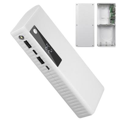 5x21700 DIY Power Bank Shells Charging Outer Cover Boxes Mobile Power Bank Cases DIY Plastic Shells with LED Light