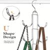 1pc Metal Purse Hanger for Closet Organization - Bag Organizer with 360-Degree Swivel Hook - Durable Space-Saving Handbag Storage Solution