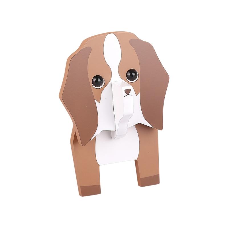 Lovely Animal Shape Eyeglasses Holder Detachable Wooden Glasses Stand for Home Office And Kids Room Decoration