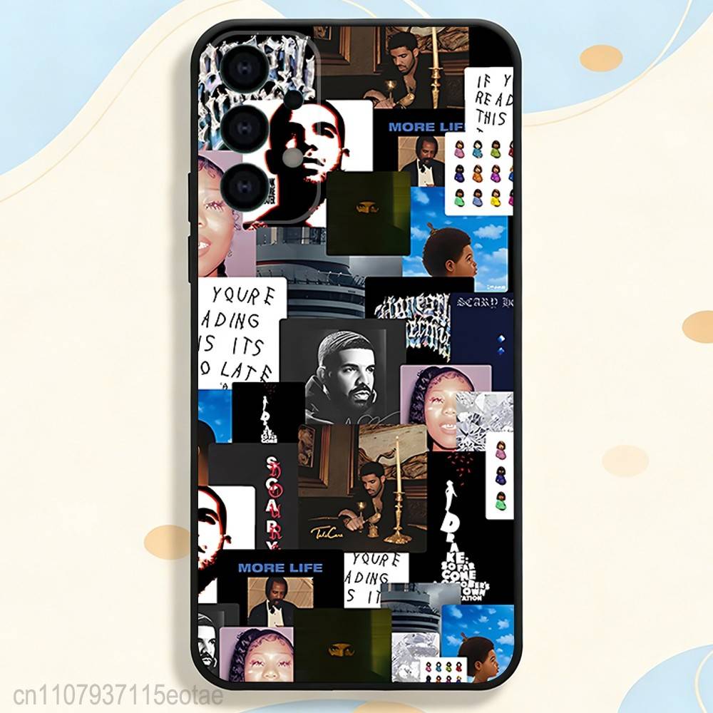 Rapper Singer Drake Phone Case For Samsung S25,S26,S24,S21,S22,S23,S30,Ultra,S20,Plus,Fe,Lite,5G Black Cover