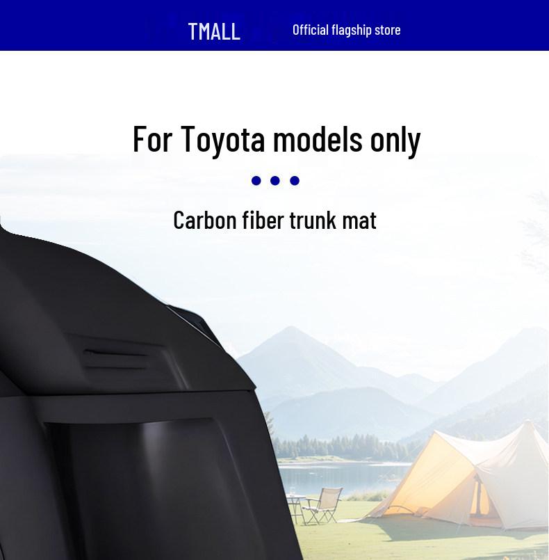 Trunk Mats Compatible with Toyota Camry, RAV4, Corolla, Ruifang, Wildlander, Highlander, and Avalon