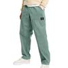 Men Baggy Loose Fit Casual Straight Leg Uncuffed Cargo Sweatpants Fall Winter Velvet Long Trousers