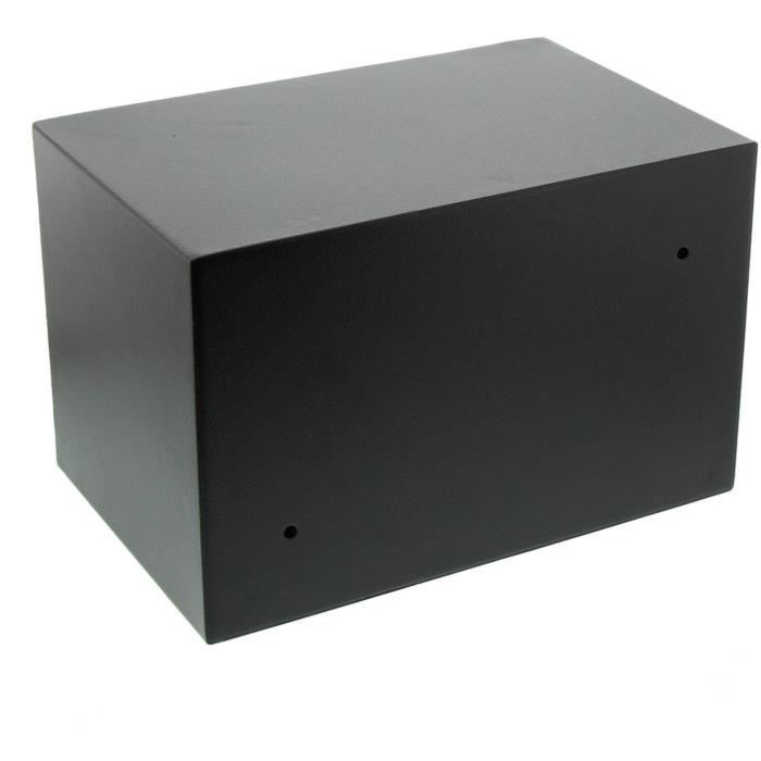 Coffre Fort Favor S3 K - BURG WACHTER - Serrure À Clé Double Panneton - 12,4 L - Métal