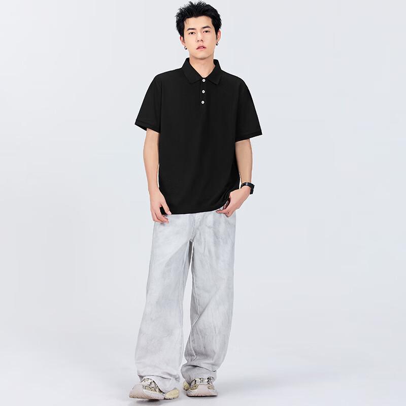MINISO Men's Ice Silk Cooling Polo T-Shirt