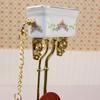 1/12 Scale Ceramic Mini Toilet For Dollhouse Bathroom Accessory Realistic Miniature Furniture Model