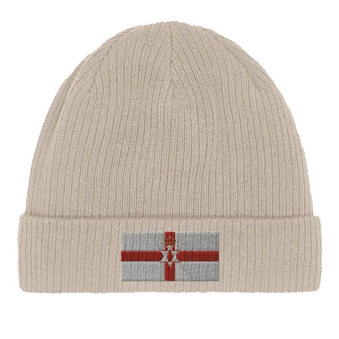Bonnet Drapeau Irlande du Nord en Beige