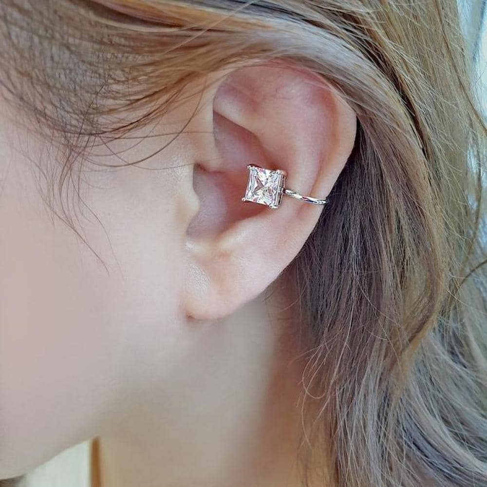 Bold Square Ear Cuff Piercing Earring (S8352652)