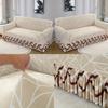 High Elastic Sofa Slipcover with Skirt Stretch Easy Fitted Armchair Sofa Covers 1/2/3/4-Seater Couch Slipcovers for Living Room