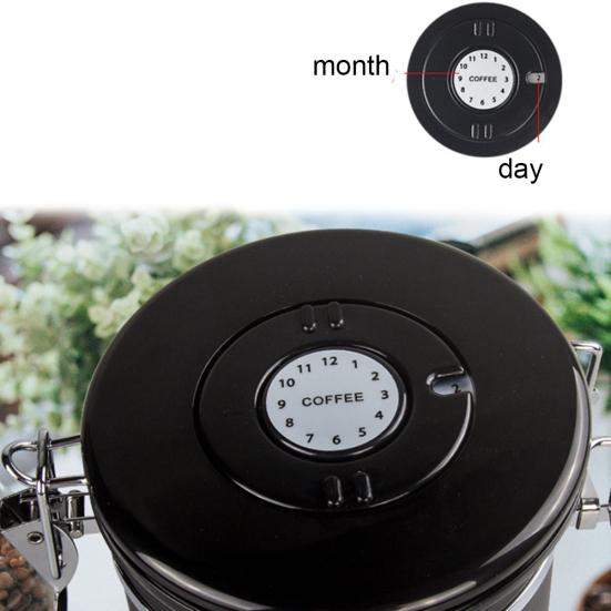 Airtight Sealed Can Coffee Canister Sugar Tea Jar Date Keeper Storage Container